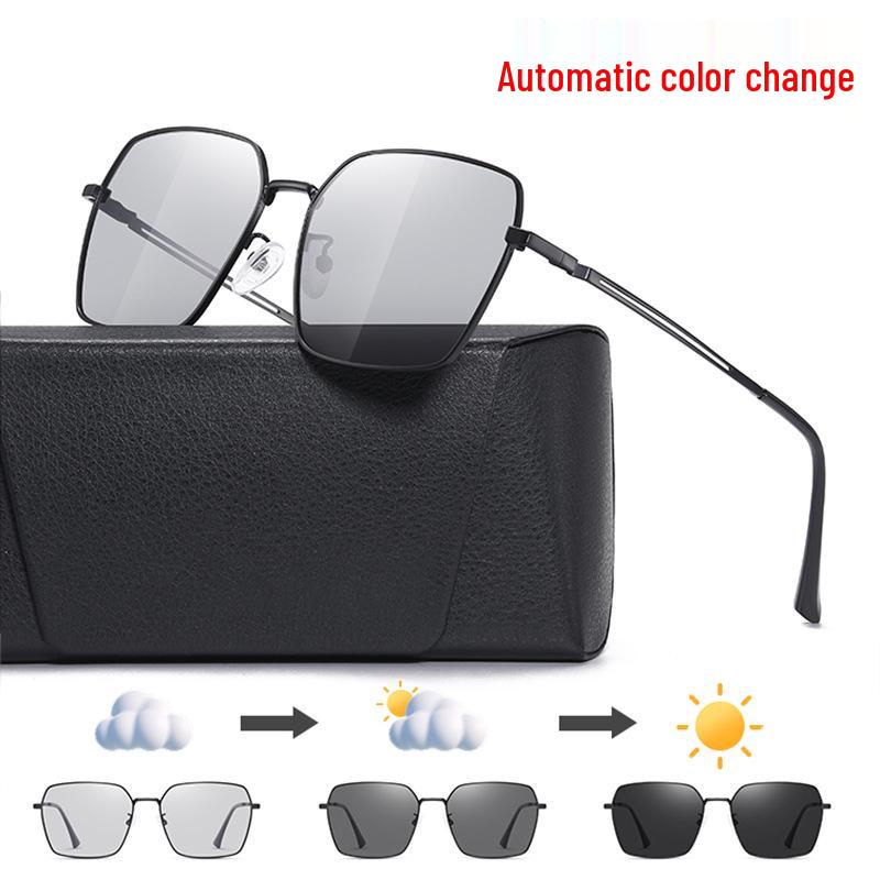 2026 Polarized Men s Sunglasses - Photochromic, Ultra-light for Driving, Fishing, Travel, Photography