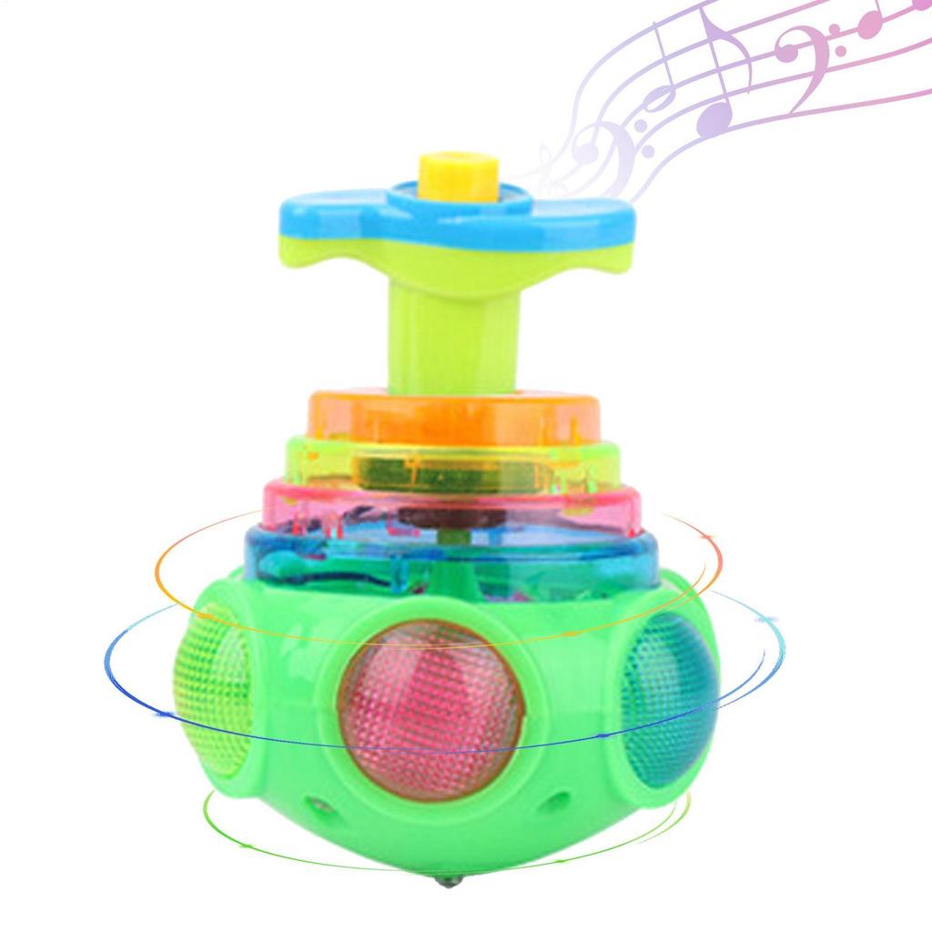 LED Music Spinnings Top Toy Flashing Lights & SoundsFun Gyroscope For Toddlers, Kids Party Favors, Birthday Gifts & Sensory Play