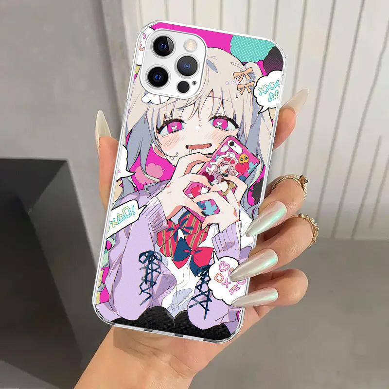Cute Anime Girl INS Phone Case for Iphone 17 Air 16 15 Plus 14 13 Mini 12 11 Pro Max 16E 7 8 SE 2020 Soft Funda Print Shell 17 A