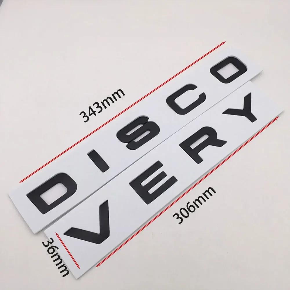 3D ABS Letters Logo Car Front Hood Badge Bonnet Sticker Land Rover Discovery Sports Emblem Discovery 4 3 5 2 TD5 Accessories