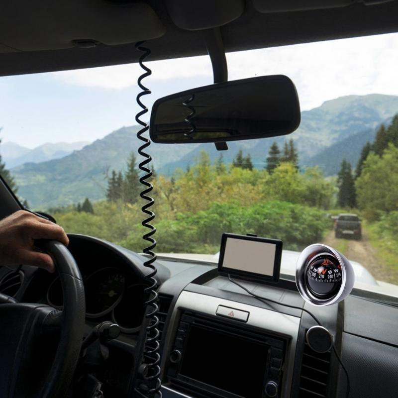 Car Compasses Dashes Mount Vehicle Compasses Navigation Car Ornaments Accessories