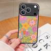 Cartoon Flowers Print Case For iPhone 17 Air 16e 16 15 14 Pro Max 13 15 Pro 17 Pro 17 Shockproof Soft Edge Hard PC Matte Phone Cover