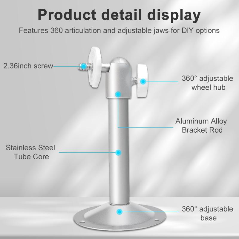 Verstellbare Überwachungskamera Metallhalterung Projektorständer Wand Deckenhalterung Innen/Außen Einfache Montage