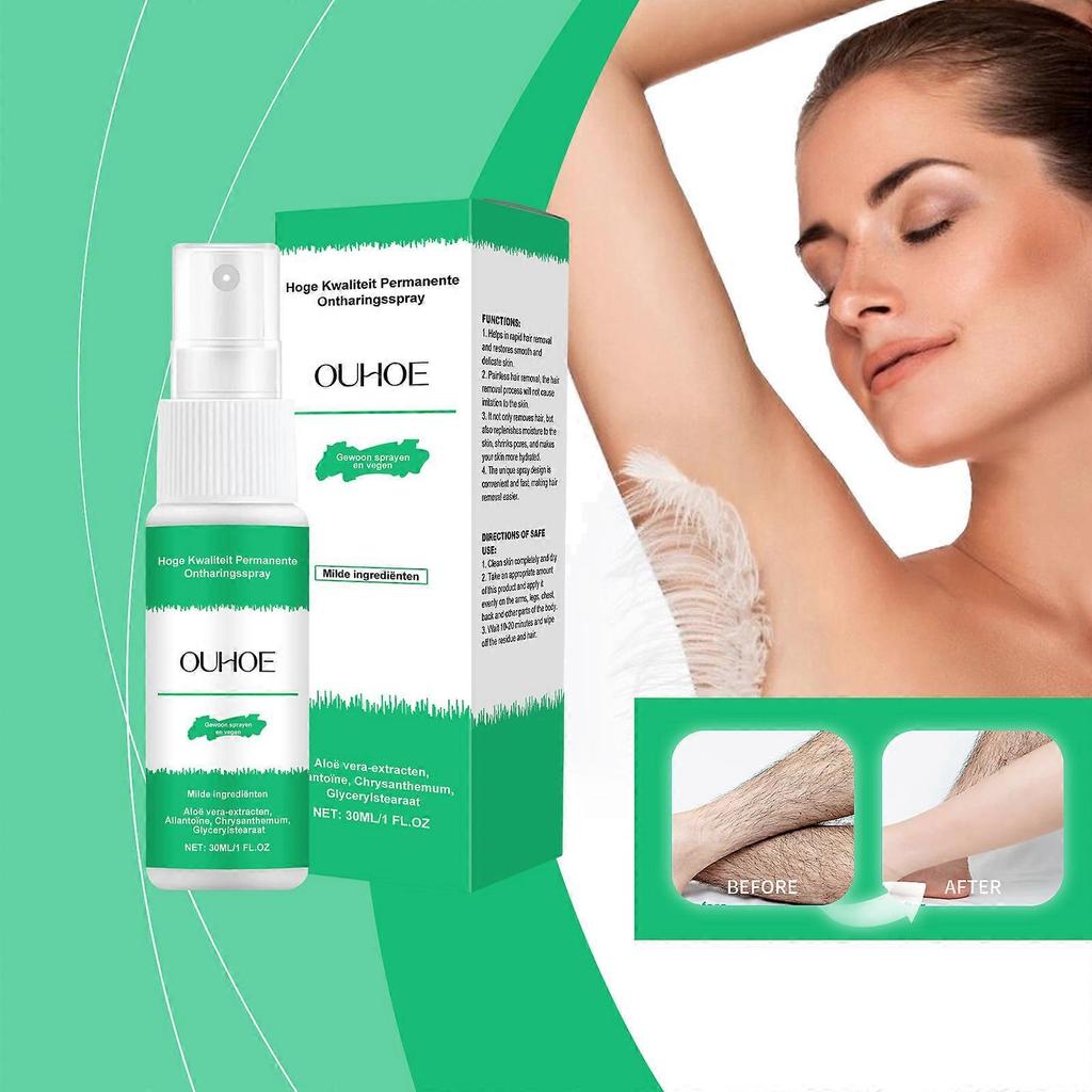 Hair Removal Spray Mild Hair Removal Mousse Spray Underarm Hair Hands Hair Legs Hair Whole Body Hair Removal Treatment Spray