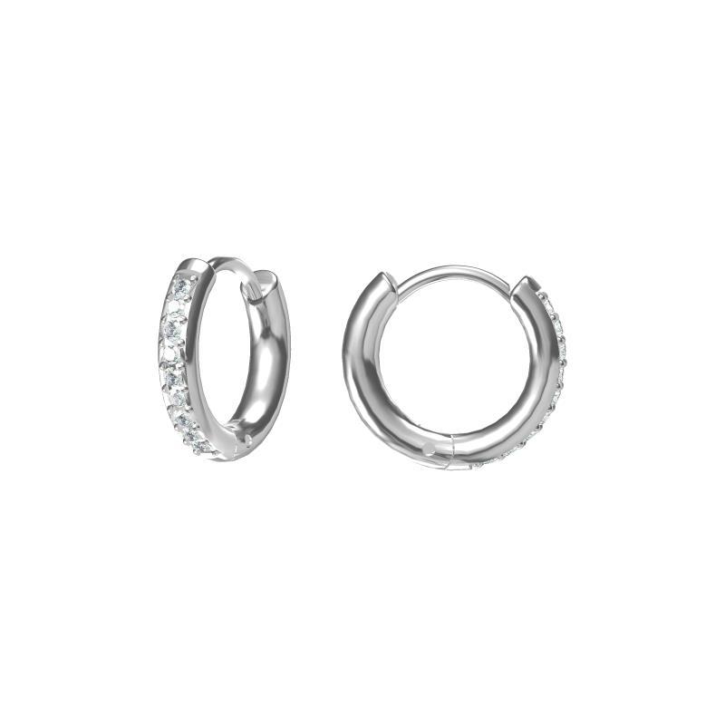 Golden Tungsten Electroplated Circular Exaggerated Plain Hoop Earrings Beach Vacation Women Lightweight Luxury Niche High-End