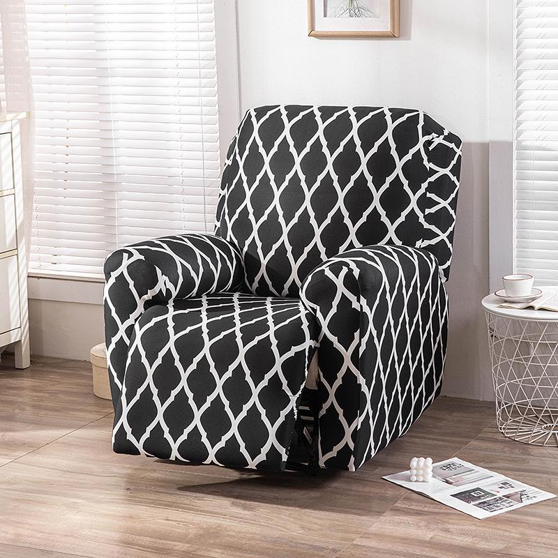 Elastic Full-coverage Functional Lounge Chair Sofa Cover, Rocking Chair Printed Sofa Cushion, Thickened Fabric Sofa Cover 1 Seater