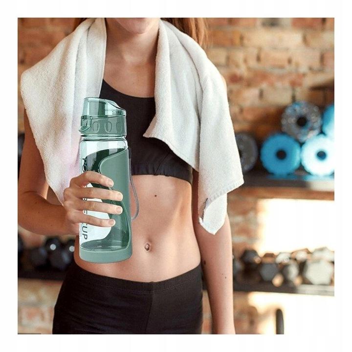 Butelka Na Wodę Bidon Na Siłownię Fitness 600Ml Przenośny Mały Bd01