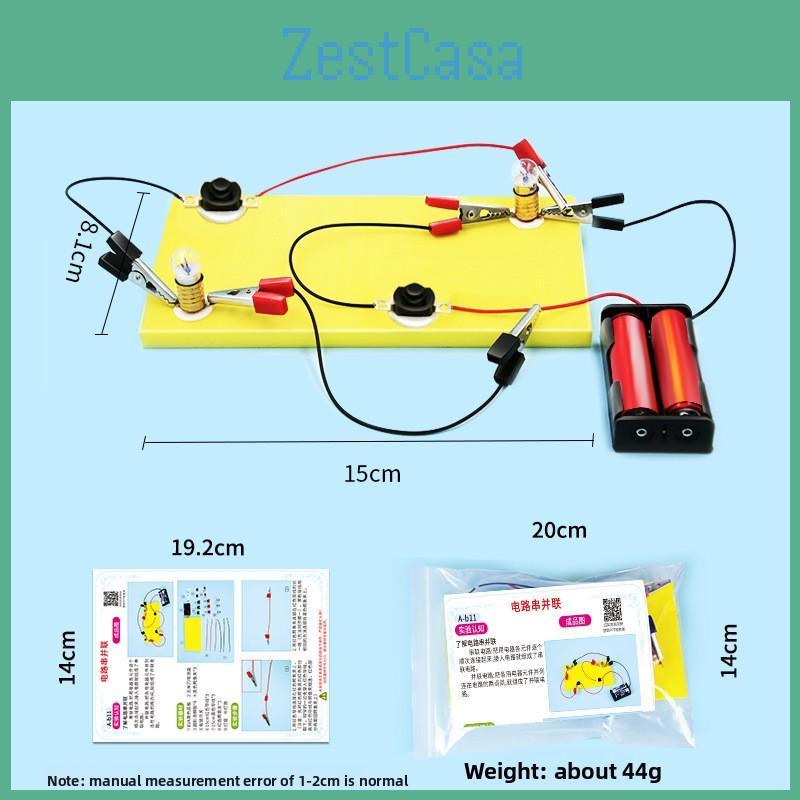 Physics Science Experiment Kit With Electrical Circuit Components For Kids Diy Learning