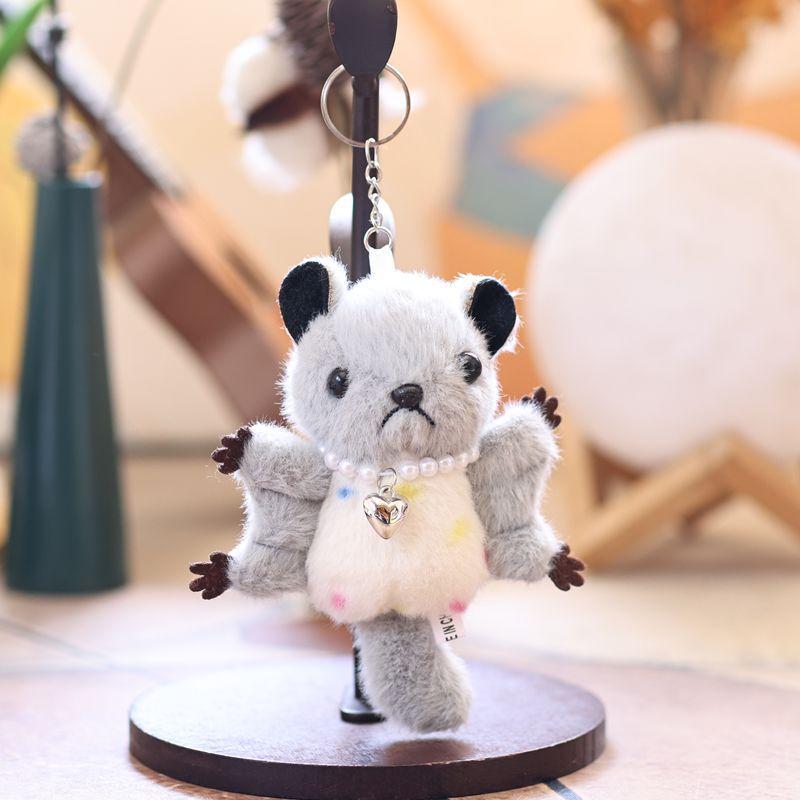 

1Pcs Cartoon Muscle Mosquito Plush Pendant Companion Doll Cute Elephant Bat Stuffed Animal Stuffed Animal Plush Toy Kids Gift A15
