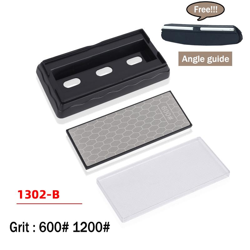 Double-Side Base Diamond Sharpening Stone Whetstone Knife Kitchen Grit Chef Knife Grinding 400/600/1000/1200 Grit Sharpener