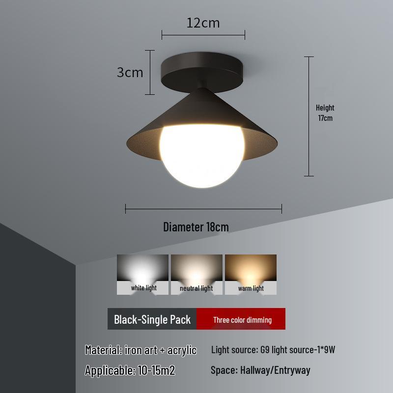 Nordic Modern Cream Corridor & Foyer Light for Living Room, Bedroom, and Balcony