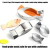 Professional 8PCs Nonrust Metal Fish Cookie Molds Safe Cookware Set For Pastry Chefs And Home Breadmakers J0MC