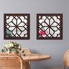 Farmhouse Style Wooden Wall Acrylic Mirror Wall Sticker Wall Decoration