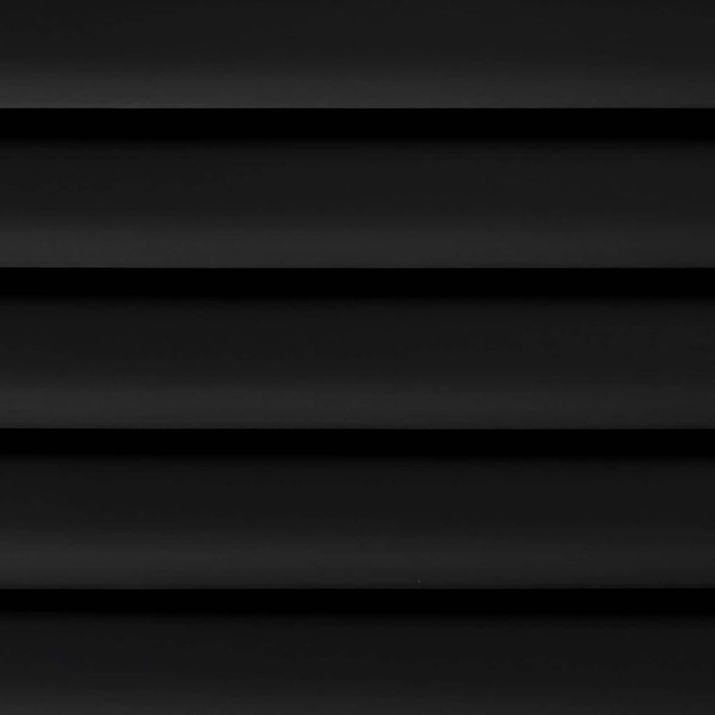 Black Venetian Blind 150 x 120 cm 25 mm PVC