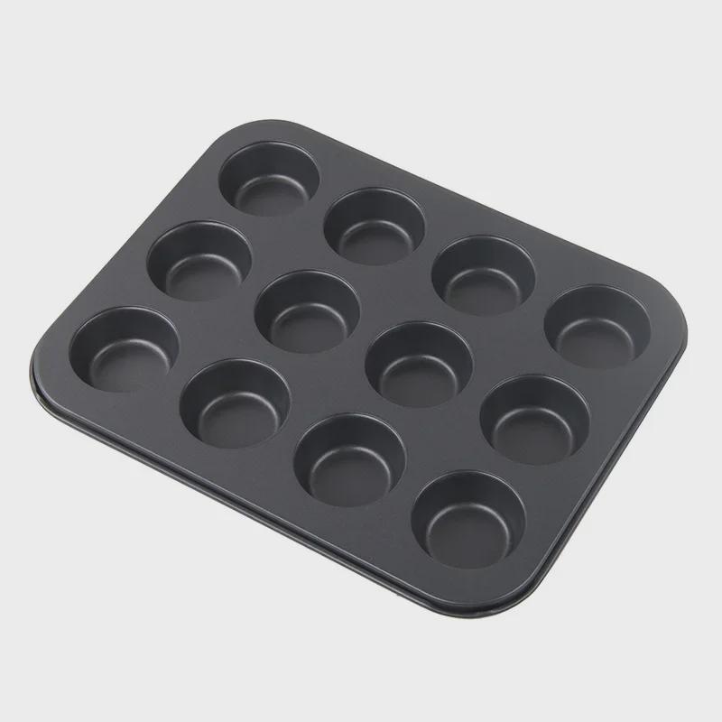 12-Piece Non-Stick Cake Mold Set: DIY Muffin, Pulled Sugar, and Waterless Cake Baking Pans