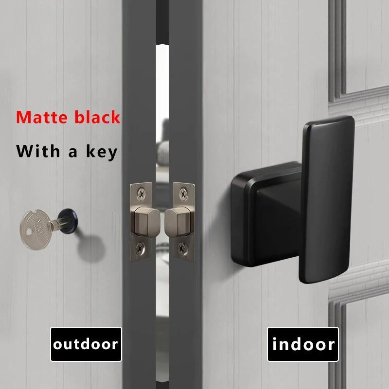 Innentür Verstecktes einseitiges Schloss Hintergrundwand Türgriff Verstecktes Schloss Neues unsichtbares Türschloss