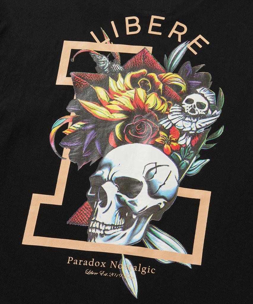 LIBERE Flower Long Sleeve Tee / Black