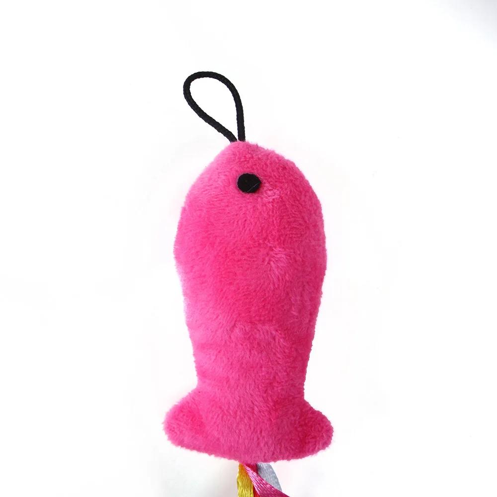 New Pet Cat Toy Small Fish Replacement Head Funny Cat Stick Cat Plush Toy Fishing Rod Replacement Head