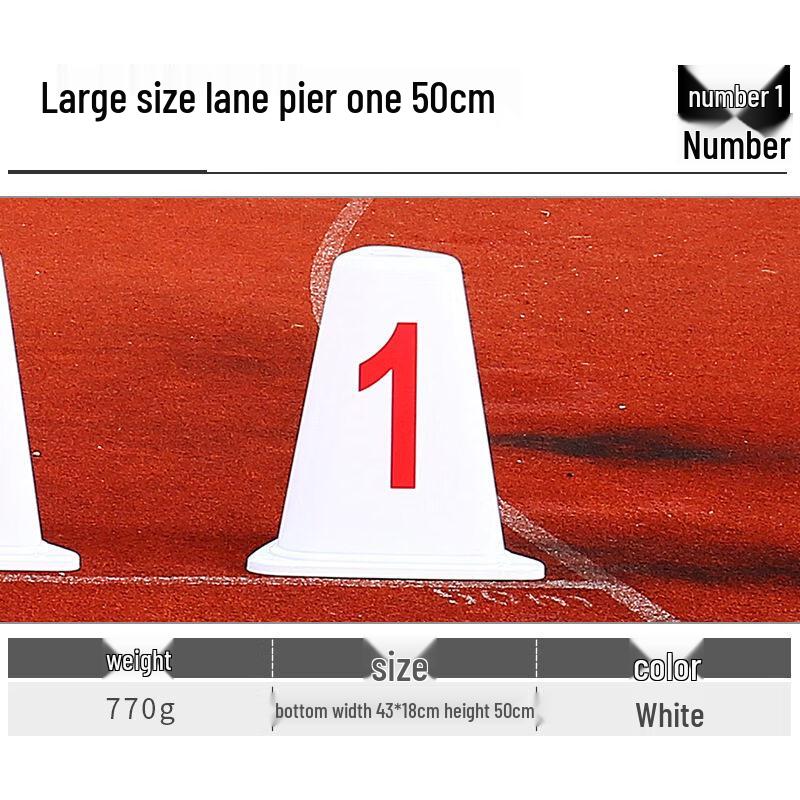 Triangular Track and Field Lane Marker