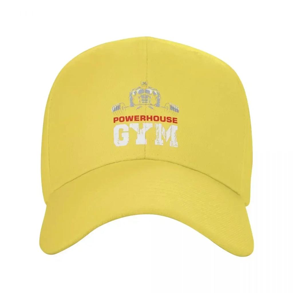 Fashion Bodybuilding Fitness Powerhouse Gym Baseball Cap Women Unisex Custom Adjustable Adult Dad Hat Hip Hop Snapback Caps