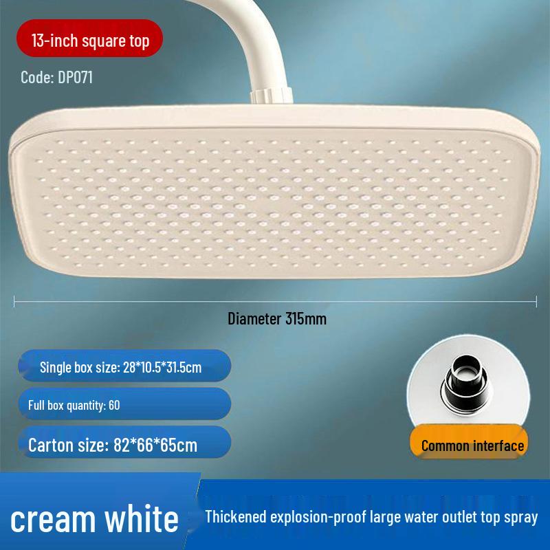 Set Booster per Soffione Doccia Pressurizzato per Bagno in Hotel e Casa