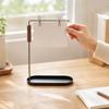Menu Display Stand with Tray Freestanding Photo Rack Metal Clips