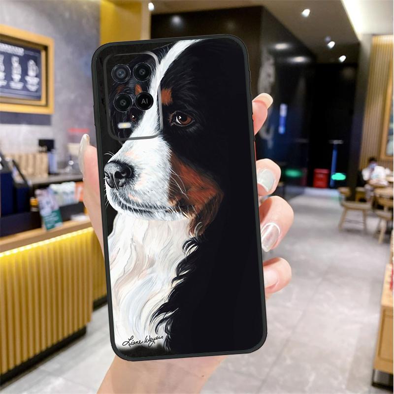 Bernese Mountain Dog Case For Oppo A98 A18 A38 A58 A78 A60 A80 A40 A96 A76 A16 A94 A74 A54 A15 A17 A57 A77 A5 Pro