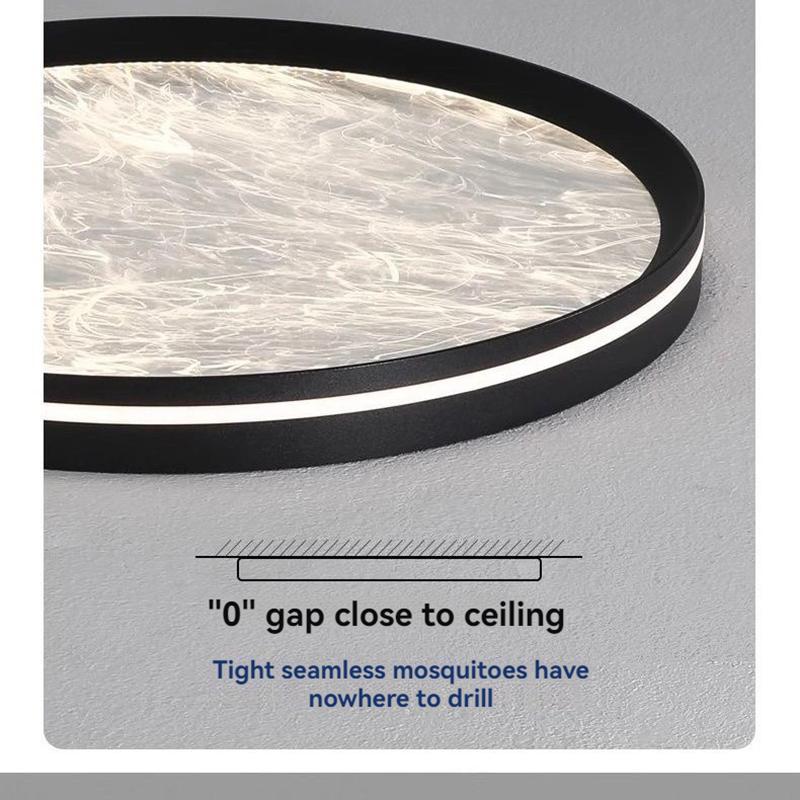 2024 New LED Round LED Ceiling Lights Modern Simple Living Room Bedroom Study Acrylic Chandelier Nordic Indoor Lighting Decor