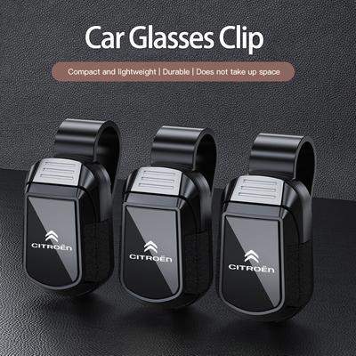 1 pièce Clip Porte-Lunettes Pare-Soleil Voiture Support Rangement Lunettes de Soleil Pour DS4 DS5 RD3 C6 2CV Cactus Saxo Jumpy Picasso Jumper Xsara