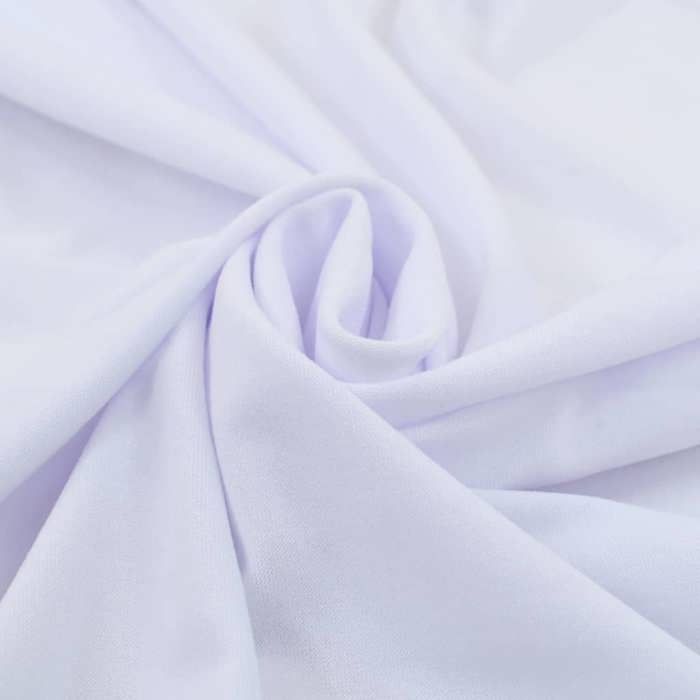 VidaXL Nappes élastiques de table avec jupon 2 pcs 183x76x74cm Blanc