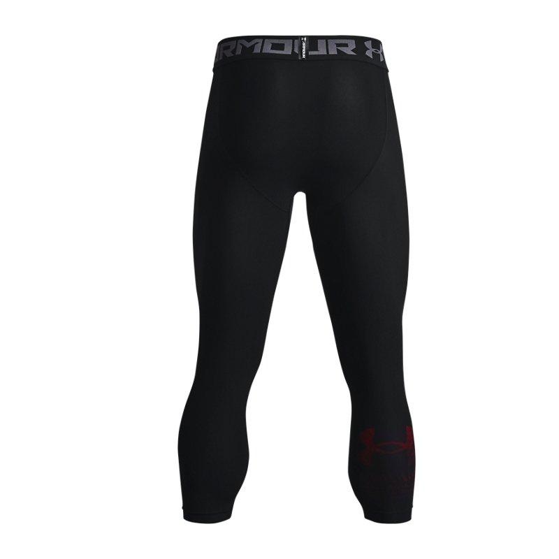 Under Armour Calças Capri de Compressão para Treino HeatGear® Armour com Gráfico Masculino Preto 1364602-001