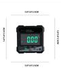 High-Precision Digital Inclinometer with Magnetic Angle Meter and Spirit Level