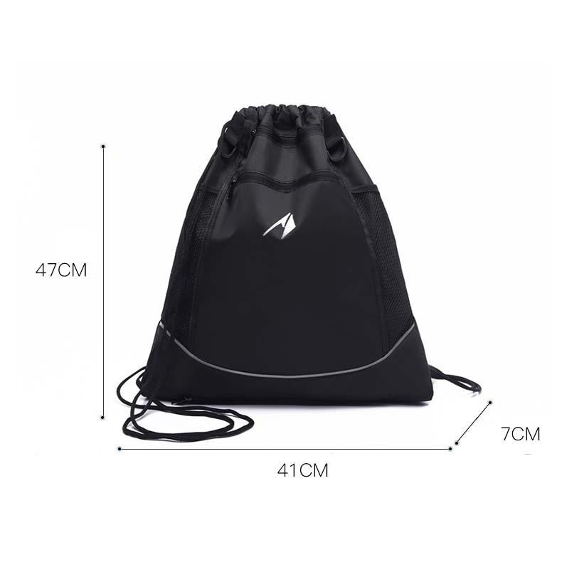 Multi-Sport Drawstring Backpack for Basketball and Football Gear
