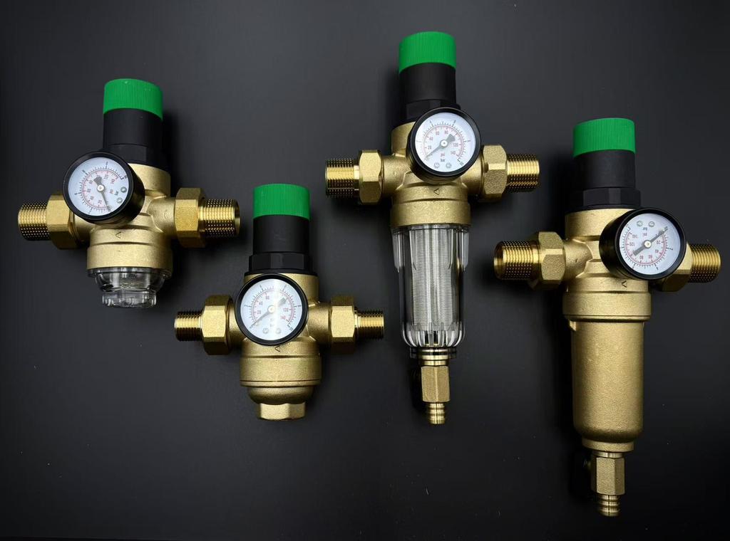 Brass Pressure Reducing Valve Pre-filter for Whole House Water Purification