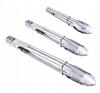 Set of Steel Grill Tongs, 3 Pieces, Different Sizes