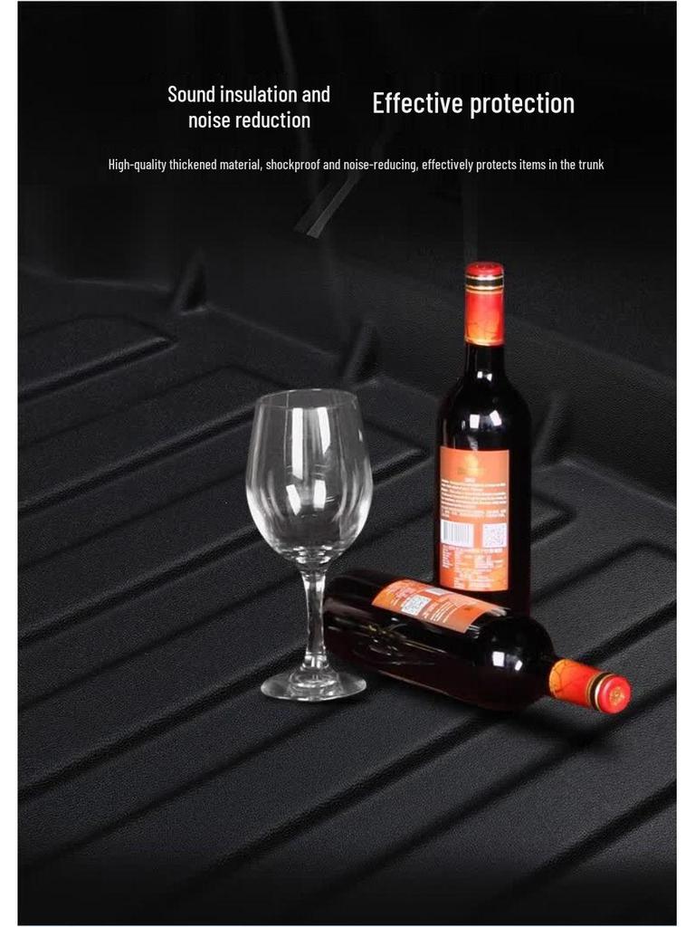 Xiaomi SU7 TPE Waterproof Trunk Mat - Full Surround, Carpet-Style, Multi-Functional Car Accessory