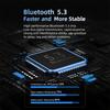 1Pc Motorcycle Helmet Bluetooth 5.3 Headset Wireless Intercom Multi Riders Mesh Communication AI Voice Control Super Long Standby Hands Free Headphone