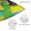 True Rainbows Kingdoms Cartoon Square Pillow Cases  Cushion Cover Awesome Zipper Decorative Pillowcase for Sofa 40*40cm