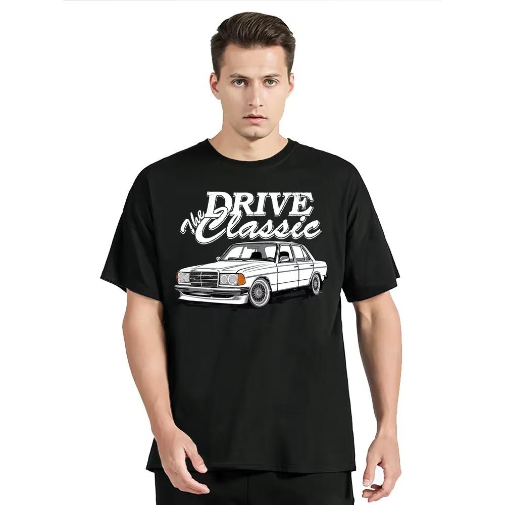 

Glstkrrn W123 T Shirt Car Fans Printed Tshirt Men s Clothing Summer Vintage Fashion New In Tops O-neck Oversized T Shirt XXXXXL чёрный