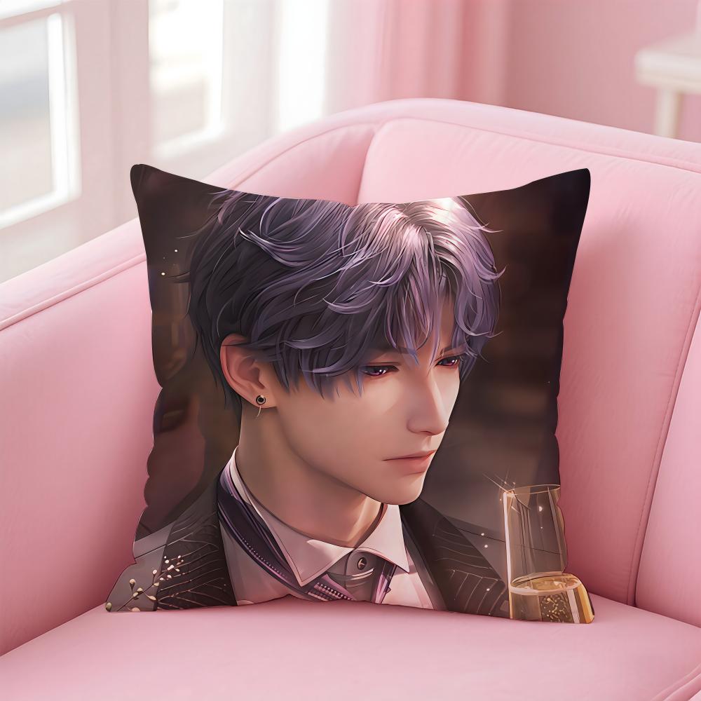 L-love and deepspace Cushion Cover Home & Car Multi-Scene Pillow Cover - Reversible, Soft & Durable for Daily Use