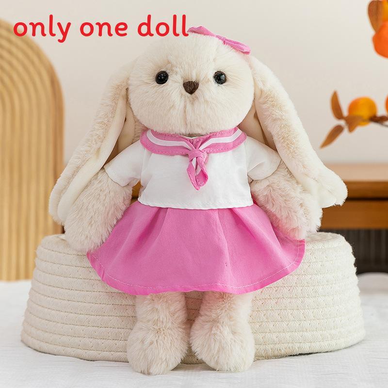 Cute Cartoon Bunny Plush Toy With Pp Cotton Filling For Kids Gift And Sleep Companion