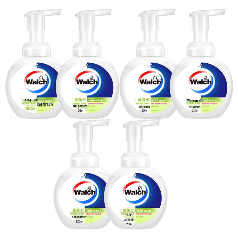 Walch Lime Moisturizing Foaming Hand Soap - 6 Bottles