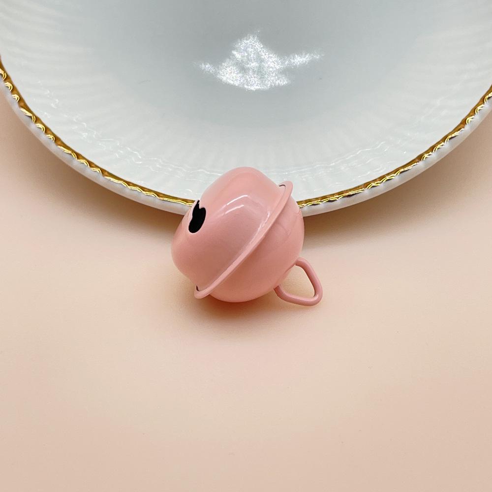 22mm Candy Color Bells for DIY Jewelry & Keyring Gifts - Metal Baked Paint Christmas Accessories