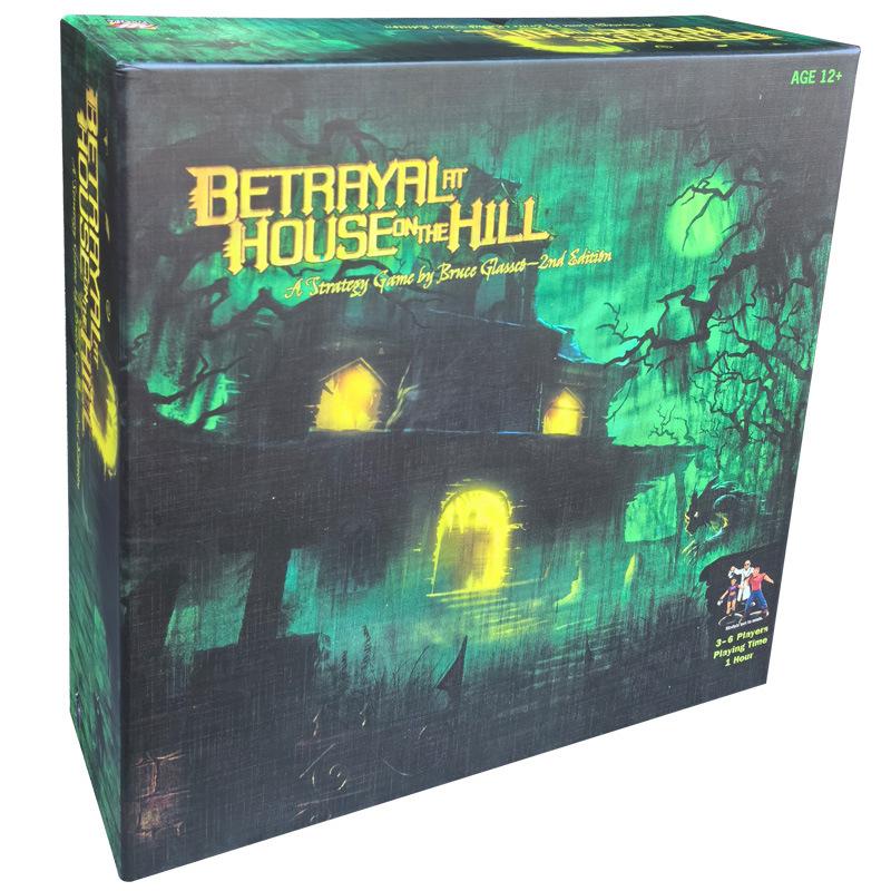 

Английская версия Betrayal At House On The Hill Настольная игра Карточные игрушки