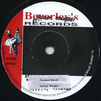 7-Zoll-Schallplatte DERRICK MORGAN JIMMY CLIFF Forward March Miss Jamaica BV26 Beverleys UK 1962 UK Reggae Ska Dub Gebraucht