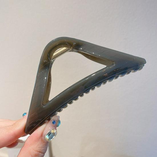 Elegant Large Triangle Hair Clip - Chic Korean Hair Accessory