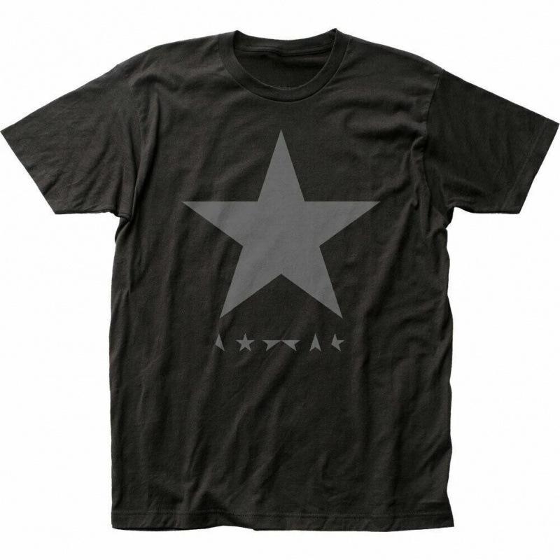 Fashion Women T-Shirt David Bowie Blackstar T Shirt Mens Licensed Rock S