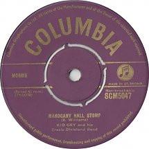 

7inch Record KID ORY & HIS CREOLE JAZZ BAND - Mahogany Hall Stomp SCM5047 Columbia 1953 UK Jazz Used