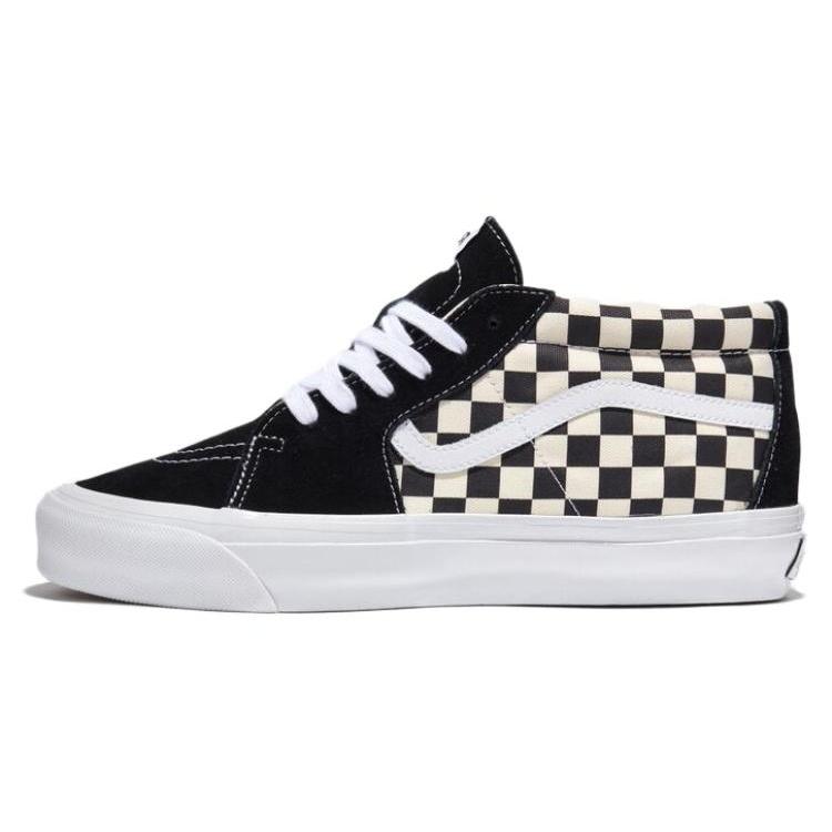 Vans Sk8-Mid Reissue 83 LX  Checkerboard - Black  Men s VN000CQQ2BO EU 37