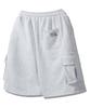 ALVINCLO Single-Pleat Cargo Wide Elastic Shorts Pan2516 (4 Colors)